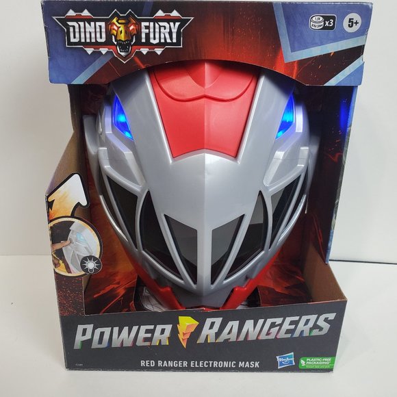 Hasbro | Toys | Power Rangers Dino Fury Red Ranger Electronic Mask ...
